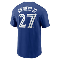 Royal Vladimir Guerrero Jr. Toronto Blue Jays Nike Fuse Name & Number T-Shirt