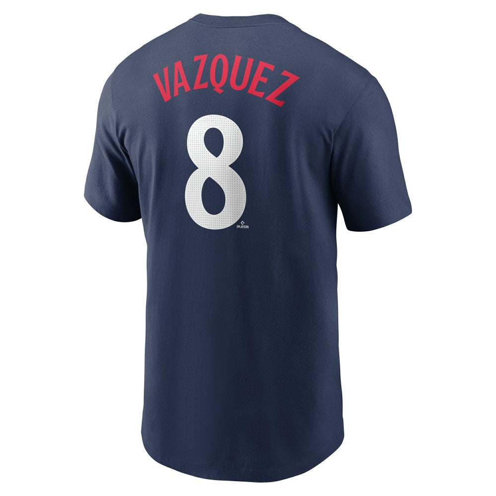 Navy Christian Vazquez Minnesota Twins Nike Fuse Name & Number T-Shirt