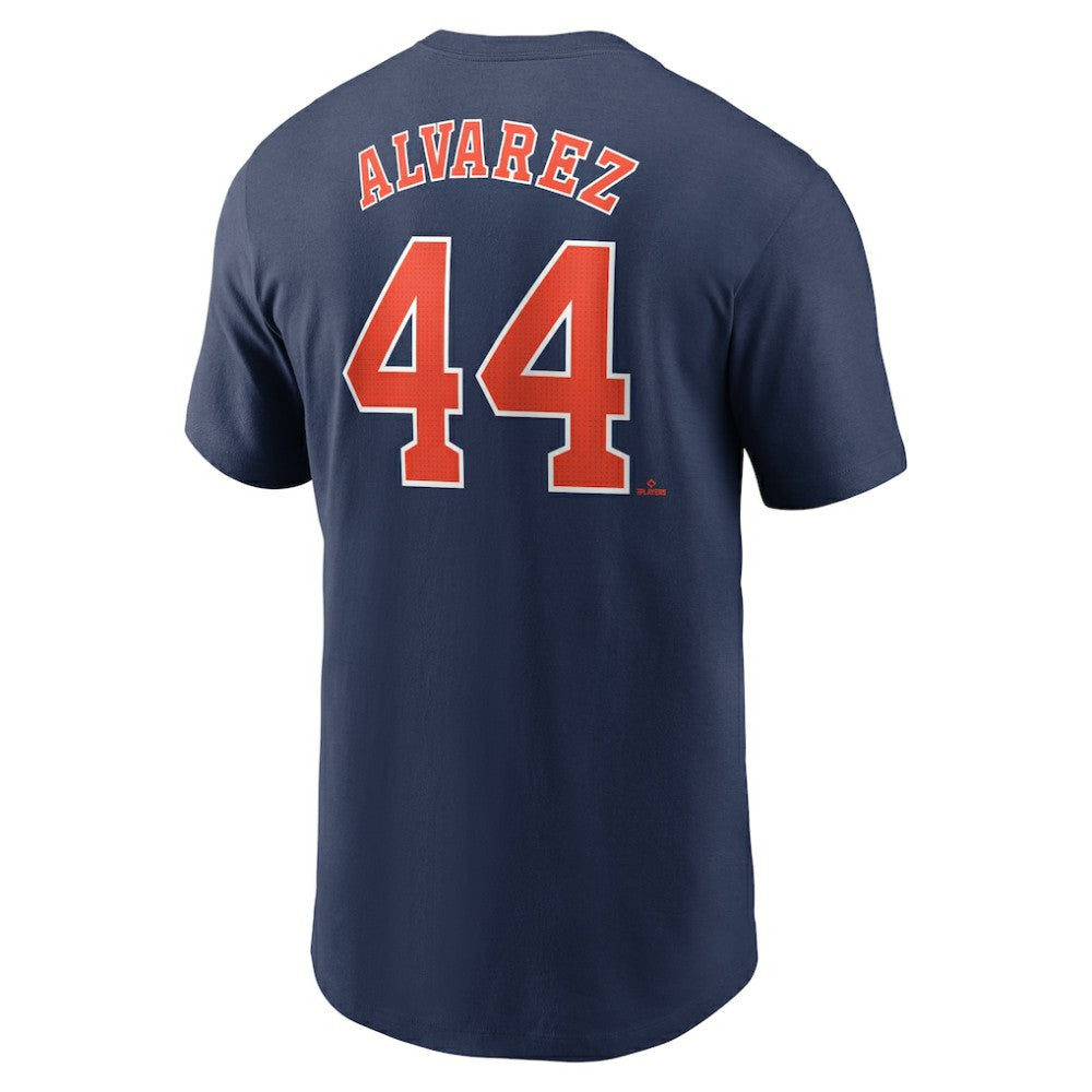 Navy Yordan Alvarez Houston Astros Nike Fuse Name & Number T-Shirt