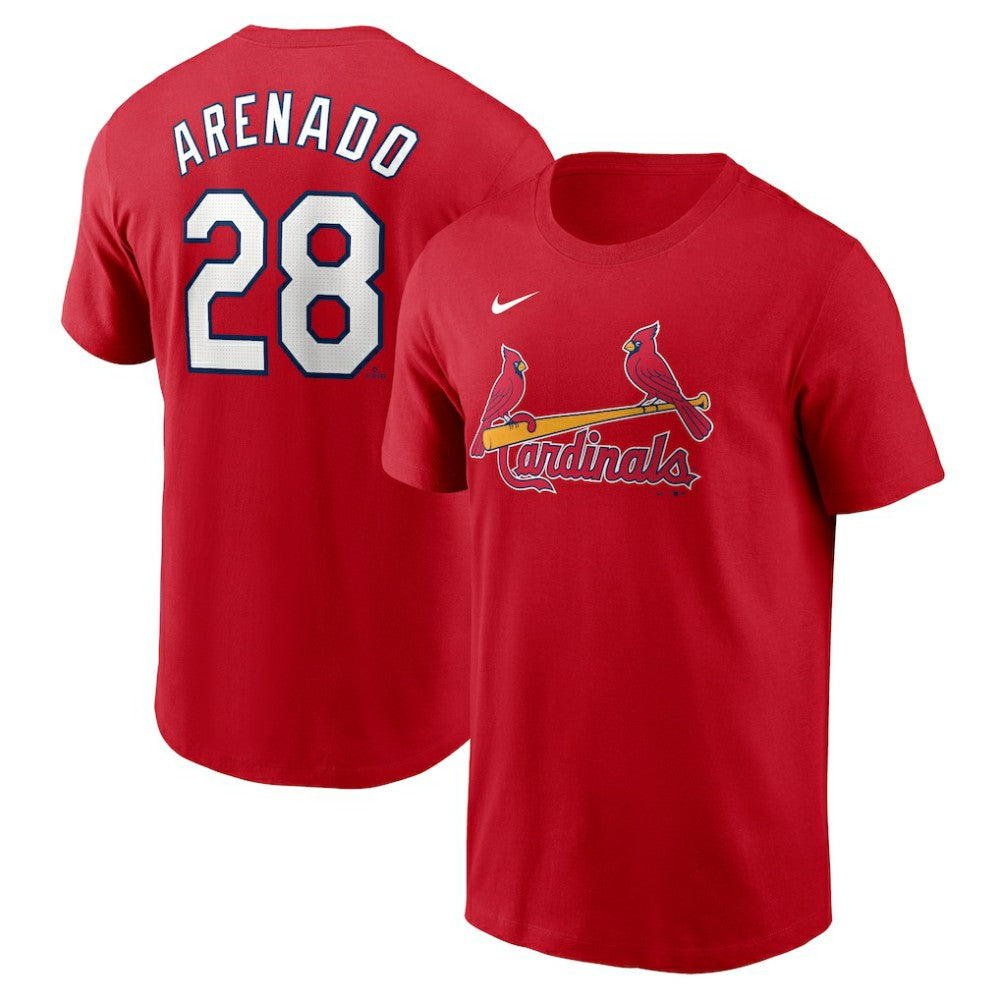 Red Nolan Arenado St. Louis Cardinals Nike Fuse Name & Number T-Shirt