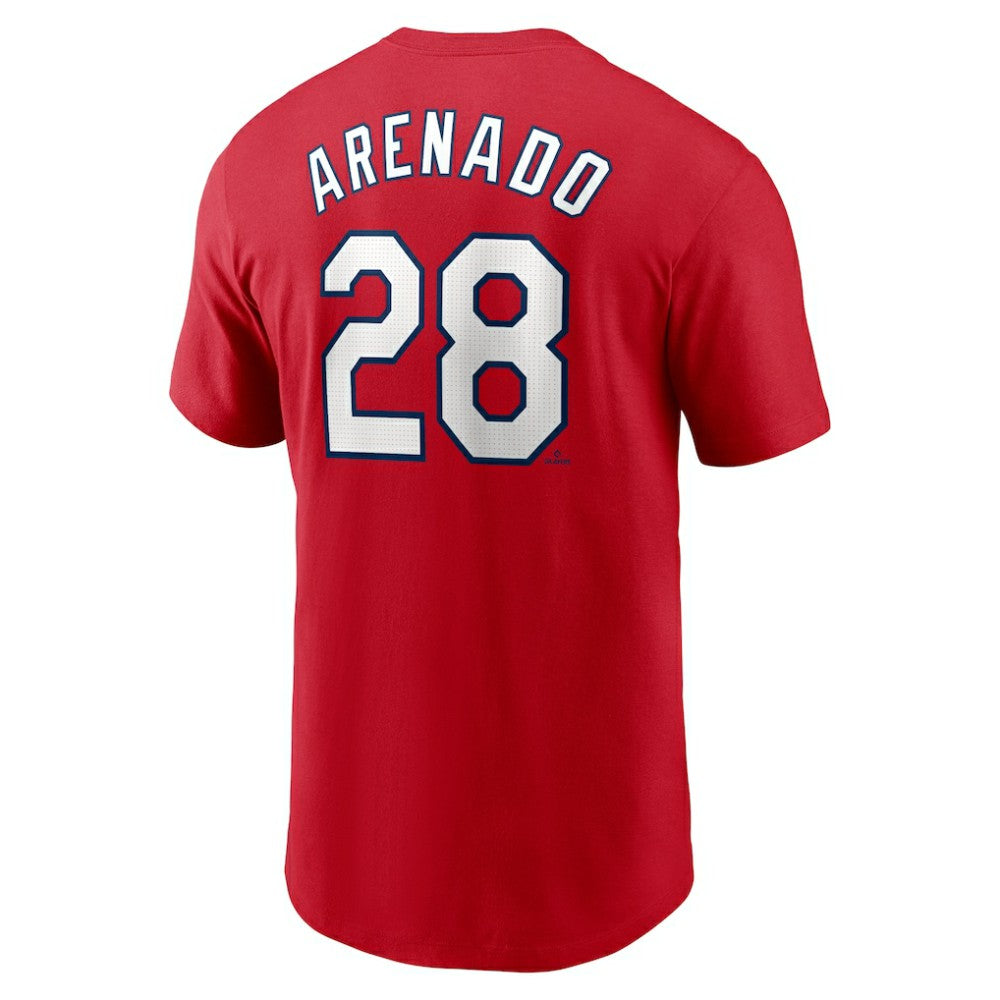 Red Nolan Arenado St. Louis Cardinals Nike Fuse Name & Number T-Shirt