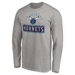 Charlotte Hornets Team Arch Knockout Long Sleeve T-Shirt