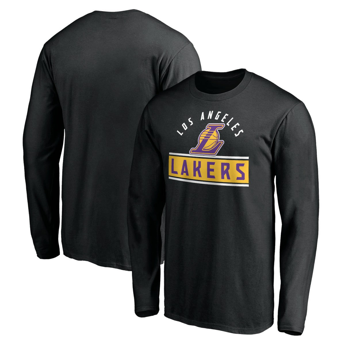Los Angeles Lakers Team Arch Knockout Long Sleeve T-Shirt