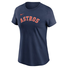 Navy Jose Altuve Houston Astros Nike Women's Cooperstown Collection Fuse Name & Number T-Shirt