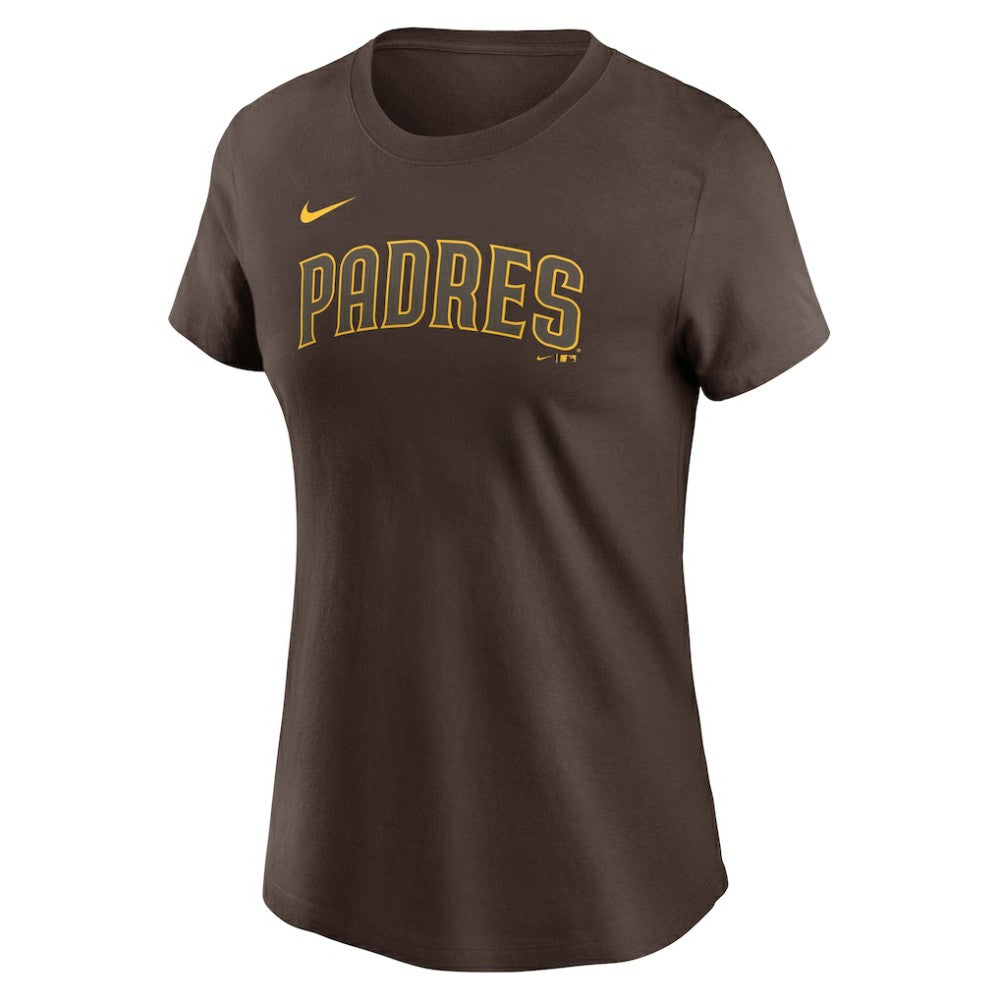 Brown Yu Darvish San Diego Padres Nike Women's Cooperstown Collection Fuse Name & Number T-Shirt