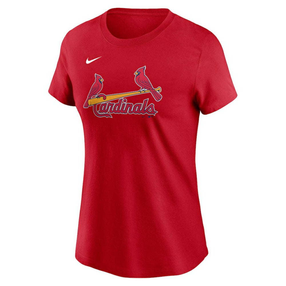 Red Willson Contreras St. Louis Cardinals Nike Women's Cooperstown Collection Fuse Name & Number T-Shirt