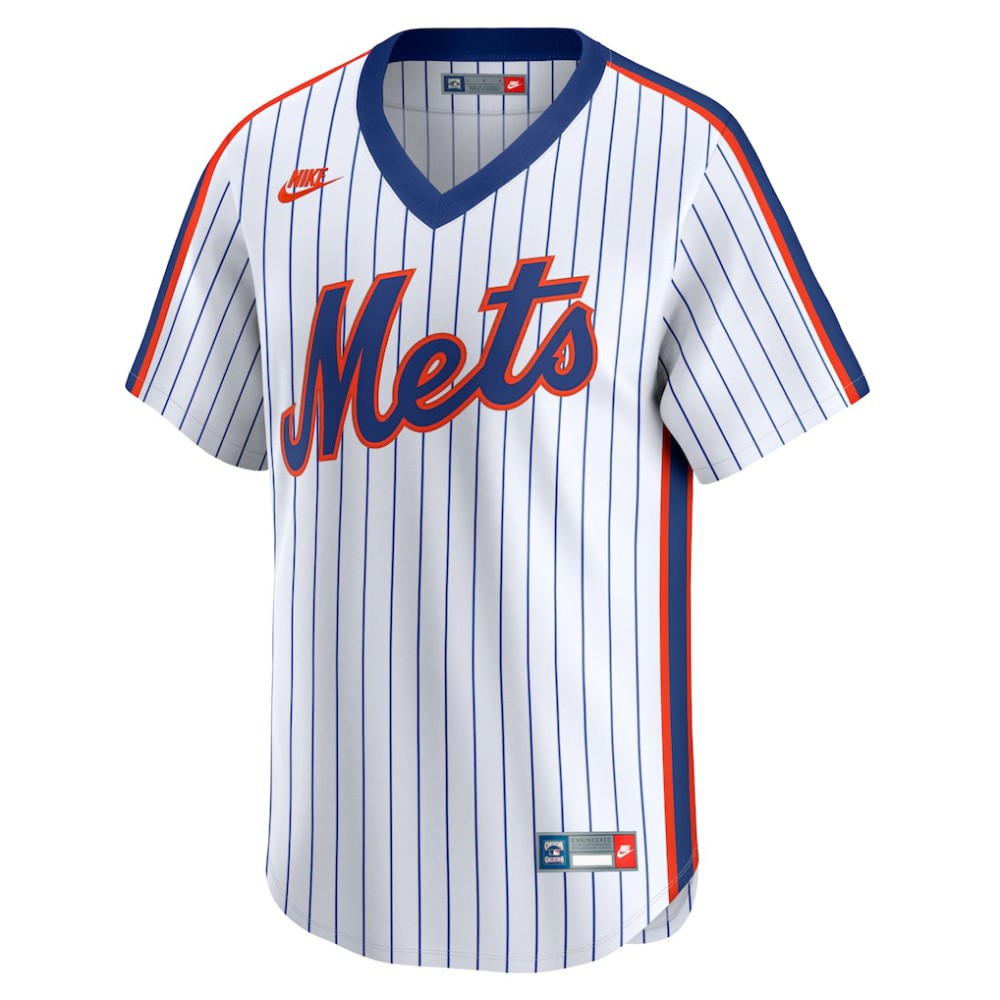 White New York Mets Nike Cooperstown Collection Limited Jersey