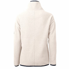 Oatmeal Kansas City Royals Cutter & Buck Women's City Connect Cascade Eco Sherpa Fleece Half-Zip Pullover Jacket