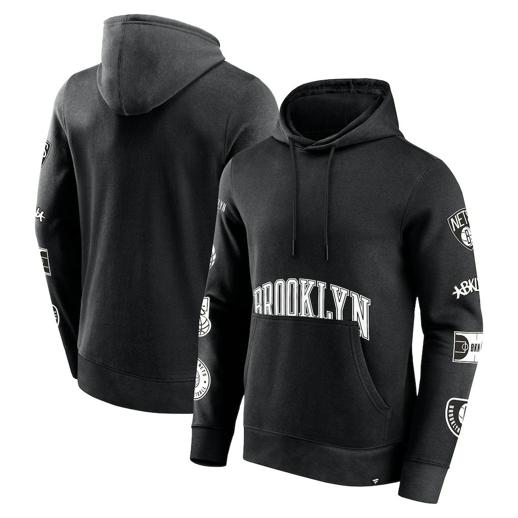 Fanatics Brooklyn Nets Home Court Pullover Hoodie