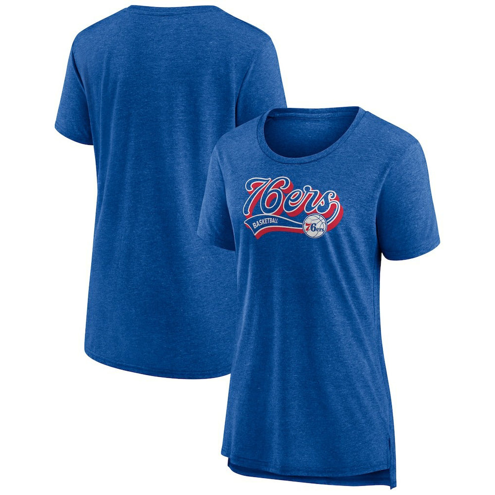 Fanatics Philadelphia 76ers Women's League Leader Tri-Blend T-Shirt