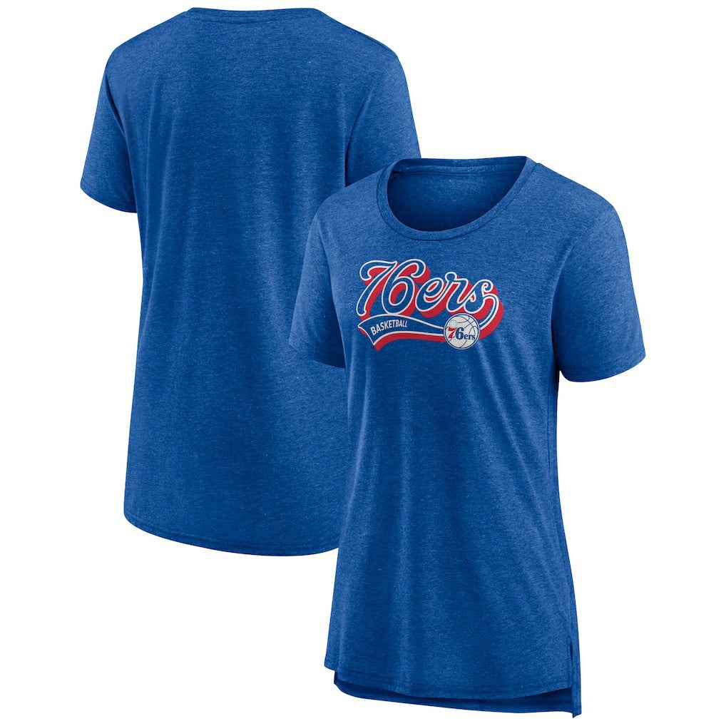 Fanatics Philadelphia 76ers Women's League Leader Tri-Blend T-Shirt