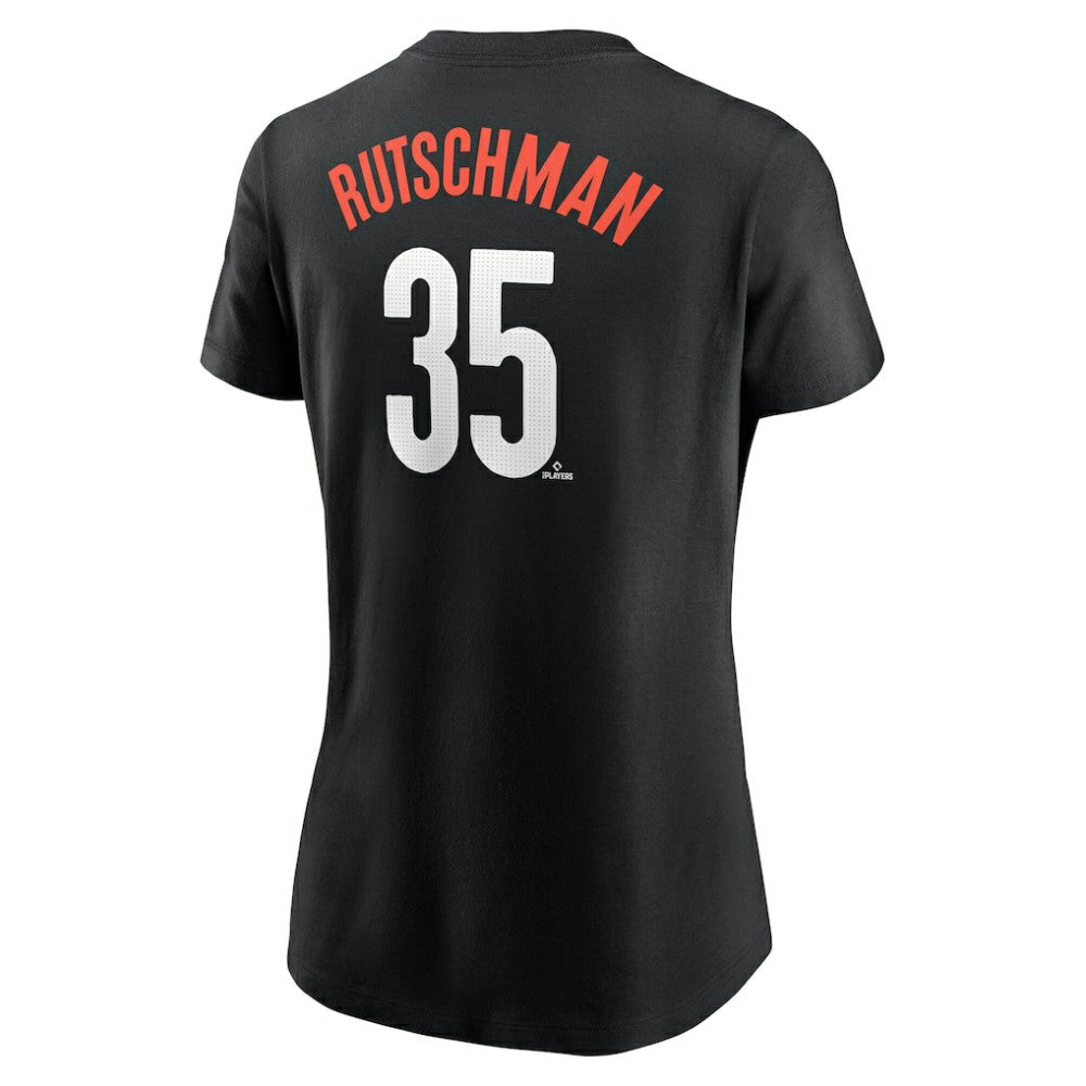 Black Adley Rutschman Baltimore Orioles Nike Women's City Connect Fuse Name & Number T-Shirt