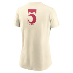Cream Texas Rangers Nike Women's City Connect Fuse Name & Number T-Shirt