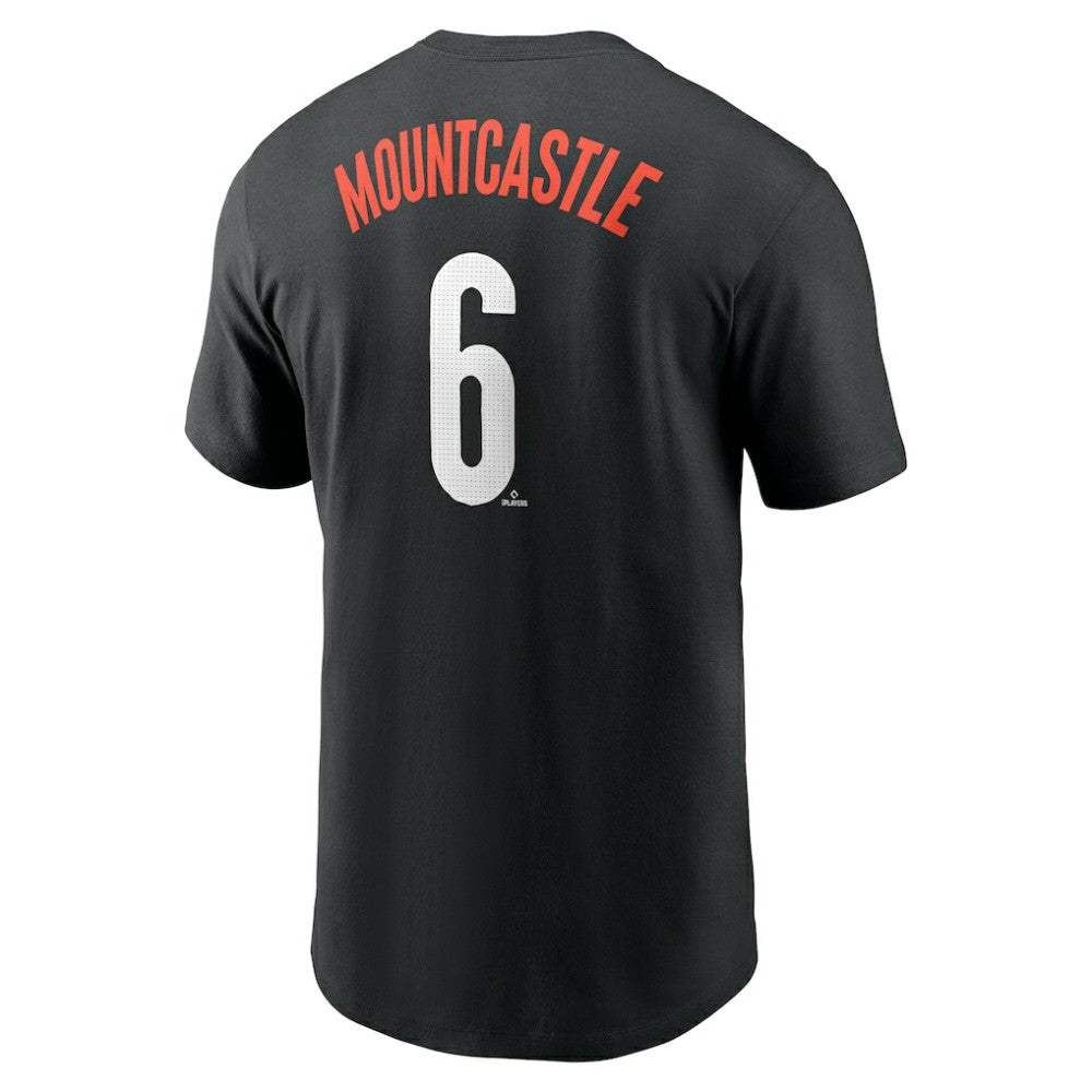 Black Ryan Mountcastle Baltimore Orioles Nike City Connect Fuse Name & Number T-Shirt