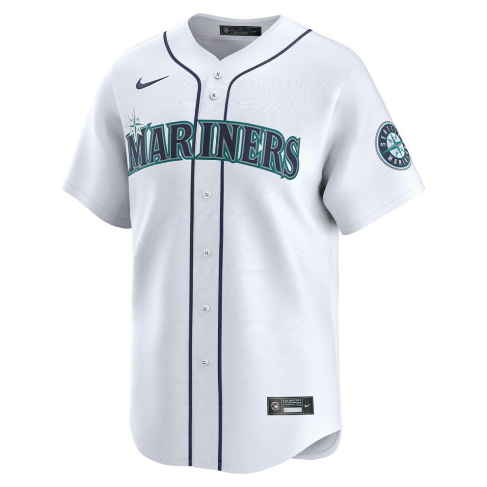 White Julio Rodríguez Seattle Mariners Nike Home Limited Player Jersey