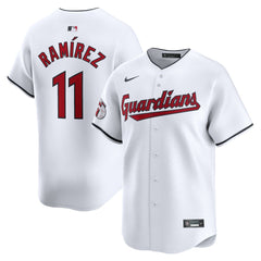 White Jose Ramirez Cleveland Guardians Nike Home Limited Player Jersey