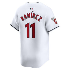 White Jose Ramirez Cleveland Guardians Nike Home Limited Player Jersey