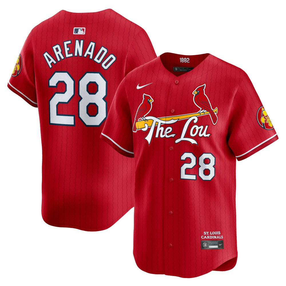 Red Nolan Arenado St. Louis Cardinals Nike 2024 City Connect Limited Player Jersey