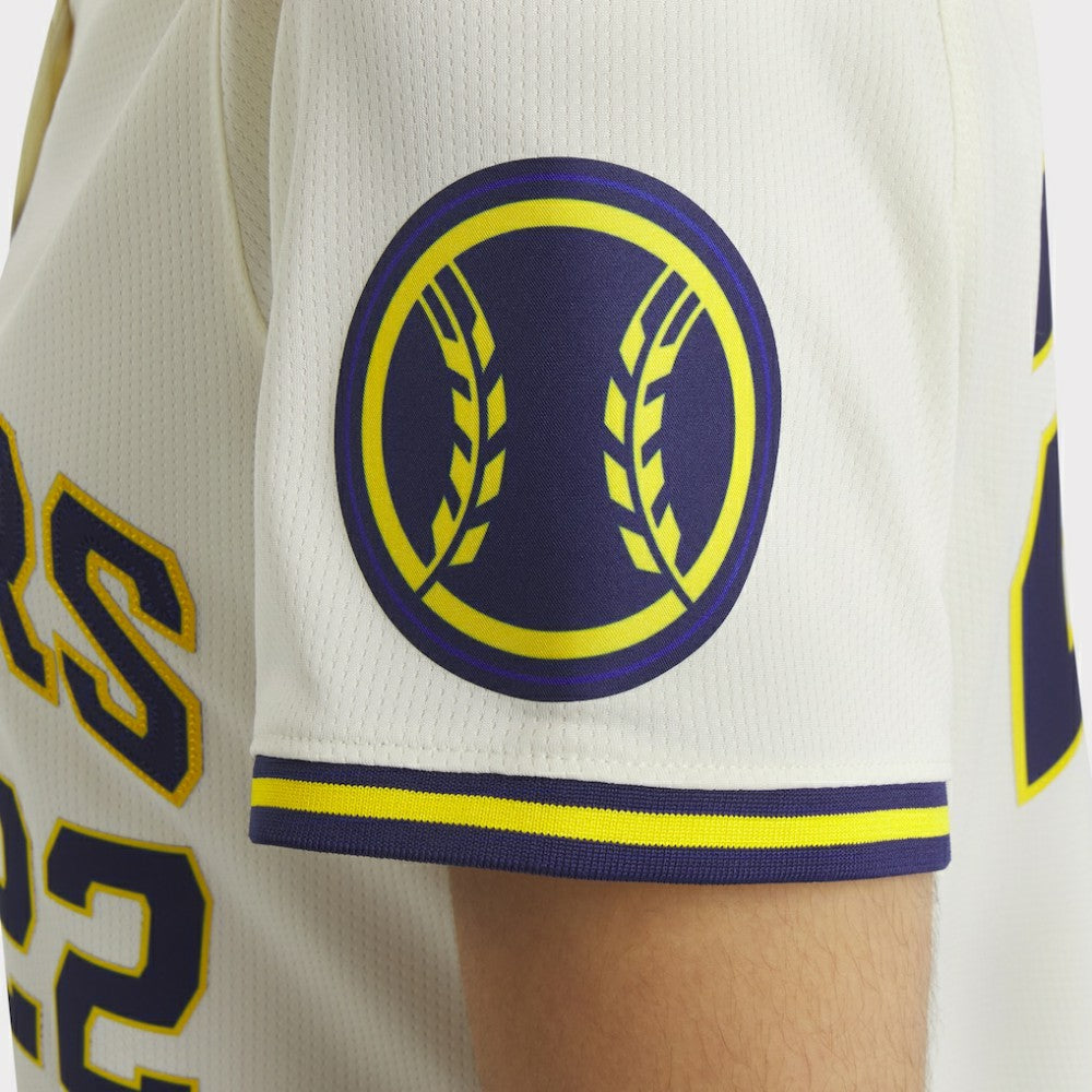 Cream Christian Yelich Milwaukee Brewers Nike Women's Home Limited Player Jersey