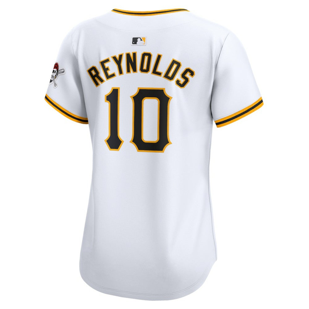 White Bryan Reynolds Pittsburgh Pirates Nike Women's  Home Limited Player Jersey