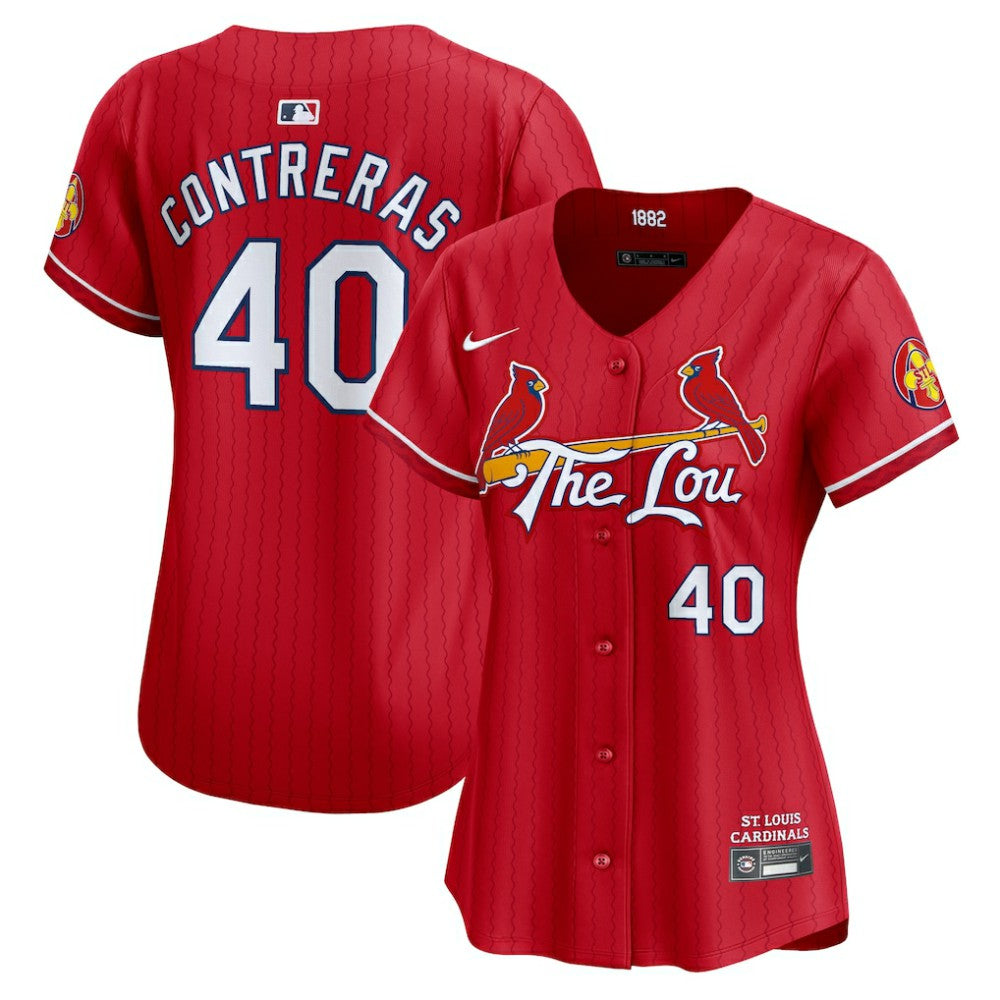 Red Willson Contreras St. Louis Cardinals Nike Women's 2024 City Connect Limited Player Jersey
