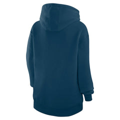 Navy Detroit Tigers G-III 4Her by Carl Banks Women's Heart Fleece Pullover Hoodie