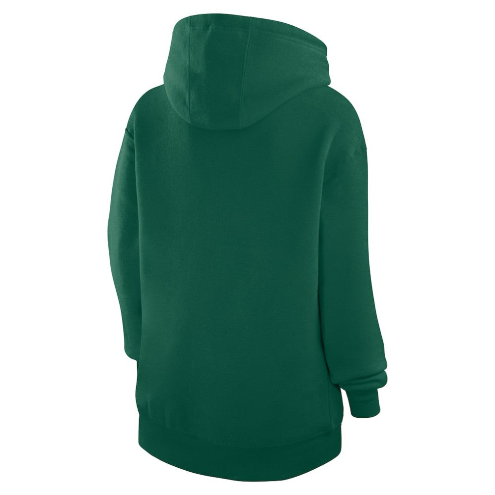 Green Athletics G-III 4Her by Carl Banks Women's Heart Fleece Pullover Hoodie