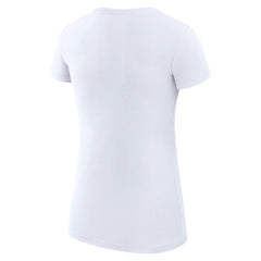 White Cincinnati Reds G-III 4Her by Carl Banks Women's Super-Slim Fit Lightweight Heart Graphic T-Shirt