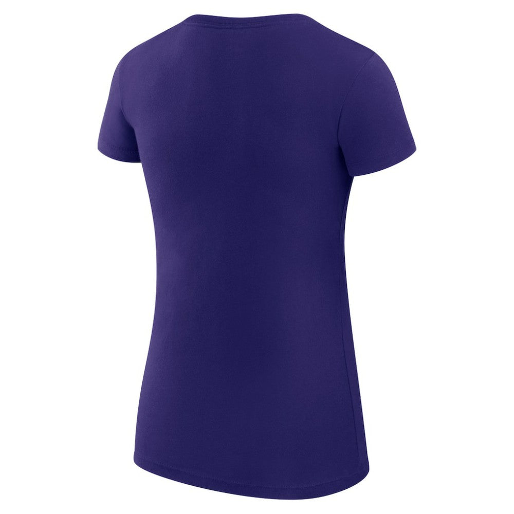 Purple Colorado Rockies G-III 4Her by Carl Banks Women's Super-Slim Fit Lightweight Heart Graphic T-Shirt