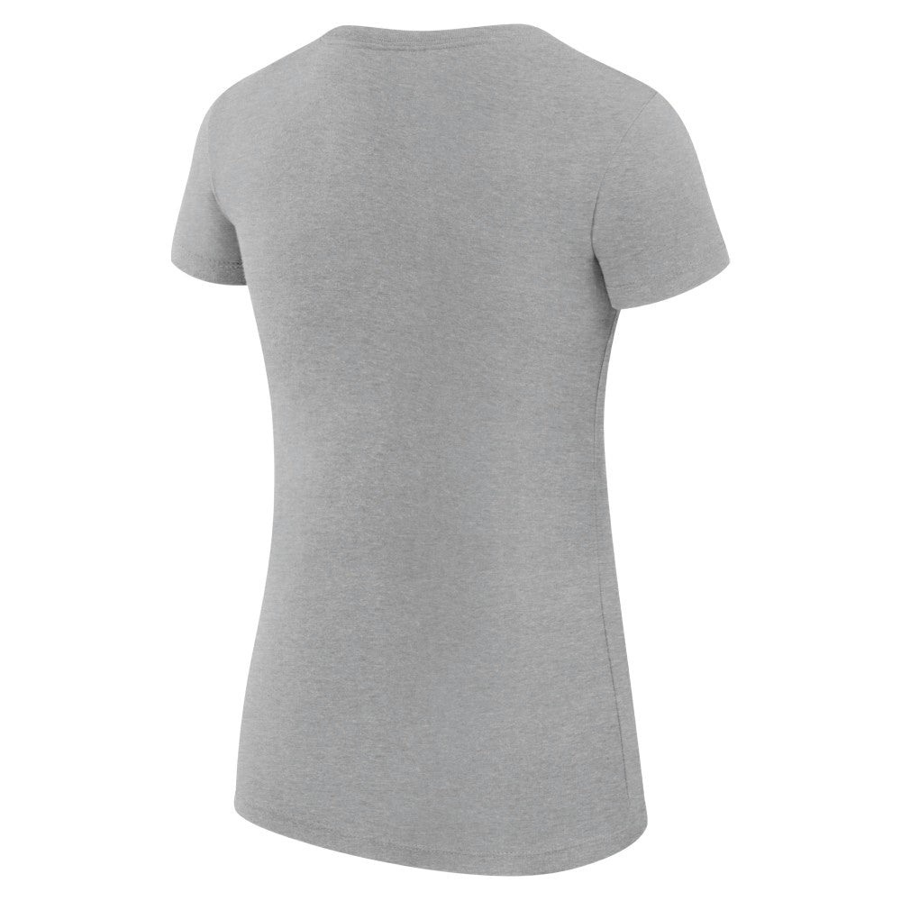 Heather Gray Houston Astros G-III 4Her by Carl Banks Women's Super-Slim Fit Lightweight Heart Graphic T-Shirt