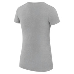 Heather Gray Kansas City Royals G-III 4Her by Carl Banks Women's Super-Slim Fit Lightweight Heart Graphic T-Shirt