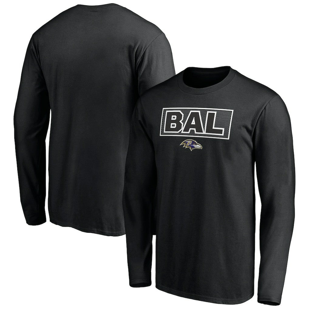 Squad Throwbacks Long Sleeve T-Shirt - Baltimore Ravens T-shirts