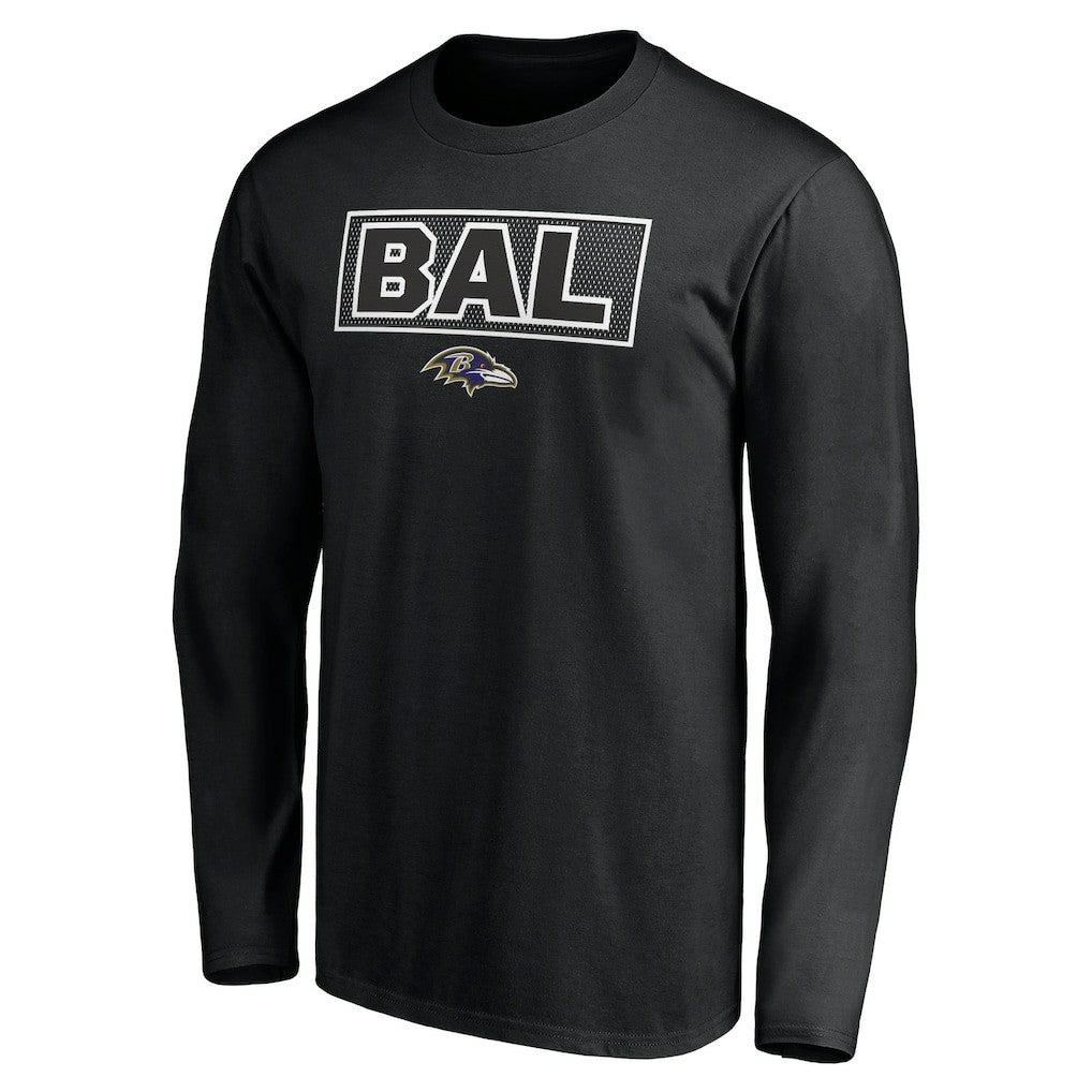 Squad Throwbacks Long Sleeve T-Shirt - Baltimore Ravens T-shirts