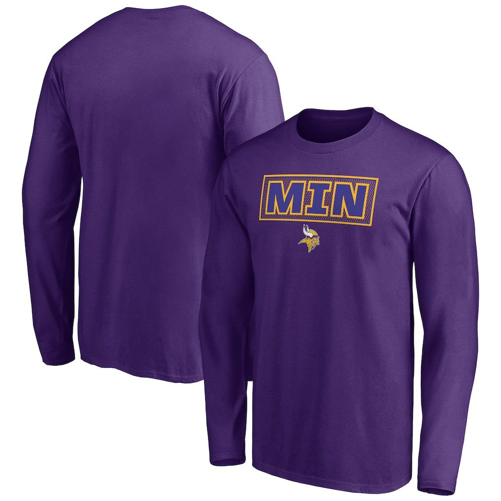 Squad Throwbacks Long Sleeve T-Shirt - Minnesota Vikings T-shirts