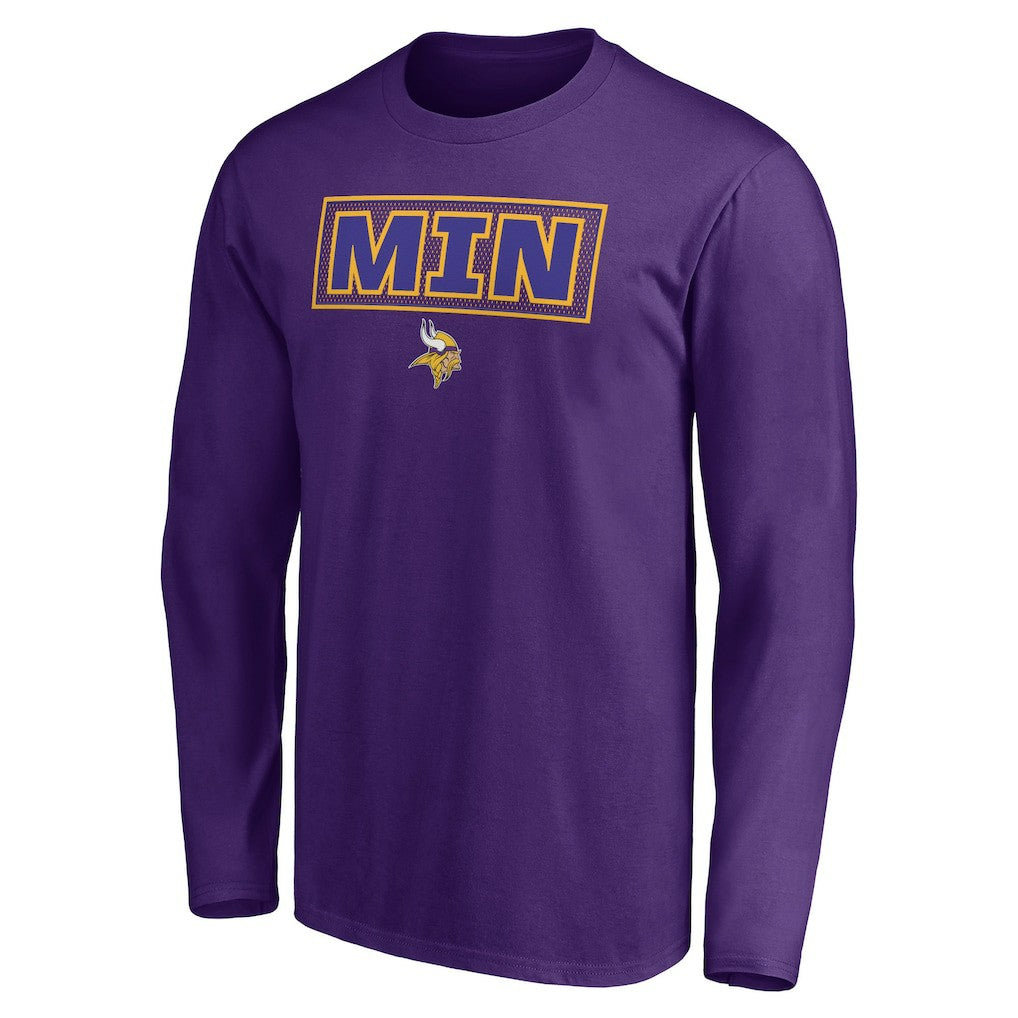 Squad Throwbacks Long Sleeve T-Shirt - Minnesota Vikings T-shirts