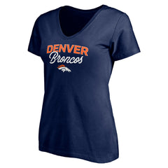 Women's Depth Chart V-Neck T-Shirt - Denver Broncos T-shirts