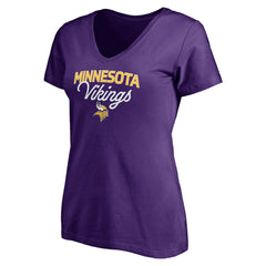 Women's Depth Chart V-Neck T-Shirt - Minnesota Vikings T-shirts