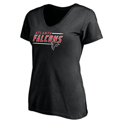 Women's Mascot In Bounds V-Neck T-Shirt - Atlanta Falcons T-shirts