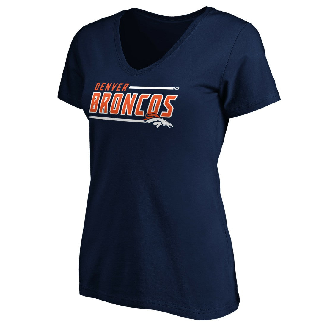 Women's Mascot In Bounds V-Neck T-Shirt - Denver Broncos T-shirts