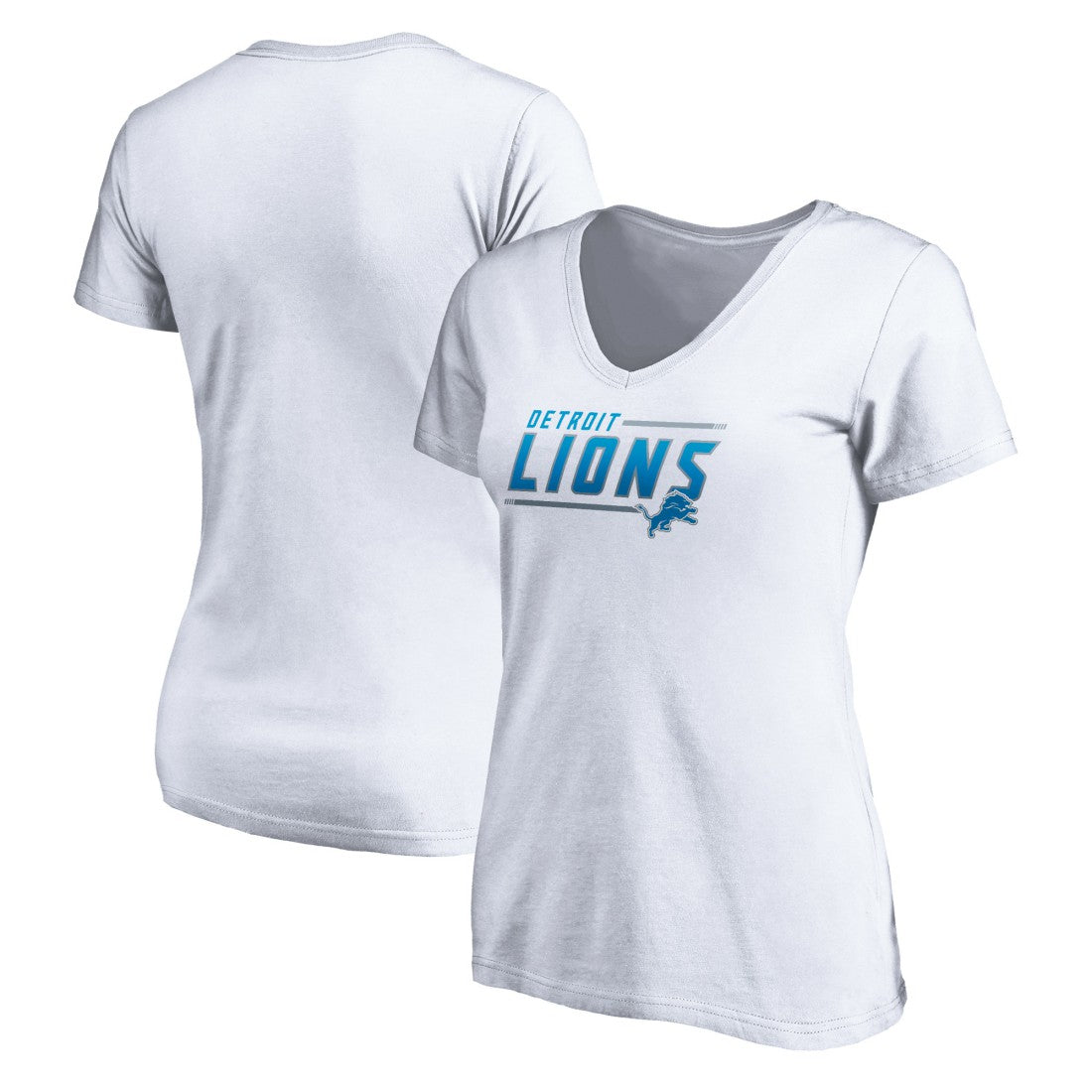 Women's Mascot In Bounds V-Neck T-Shirt - Detroit Lions T-shirts