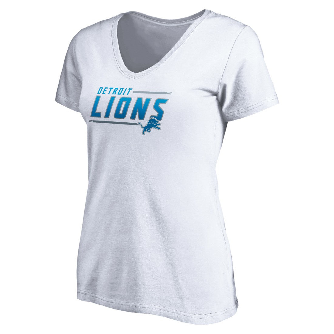 Women's Mascot In Bounds V-Neck T-Shirt - Detroit Lions T-shirts