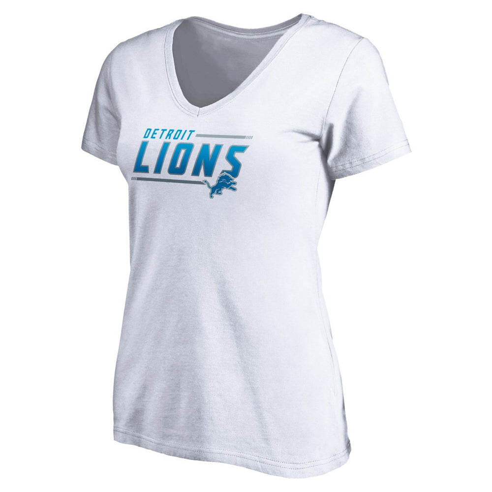 Women's Mascot In Bounds V-Neck T-Shirt - Detroit Lions T-shirts