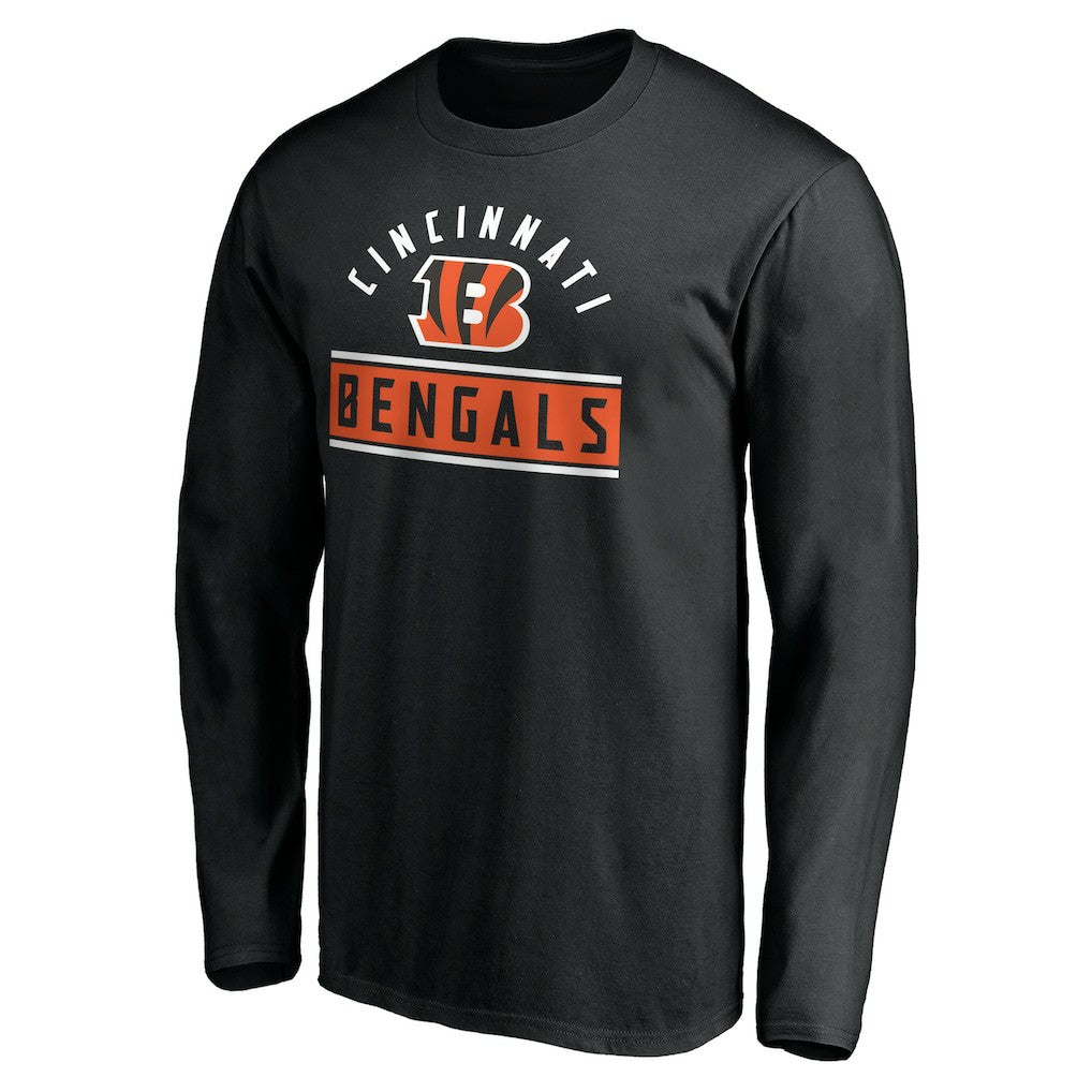 Team Arch Knockout Long Sleeve T-Shirt - Cincinnati Bengals T-shirts