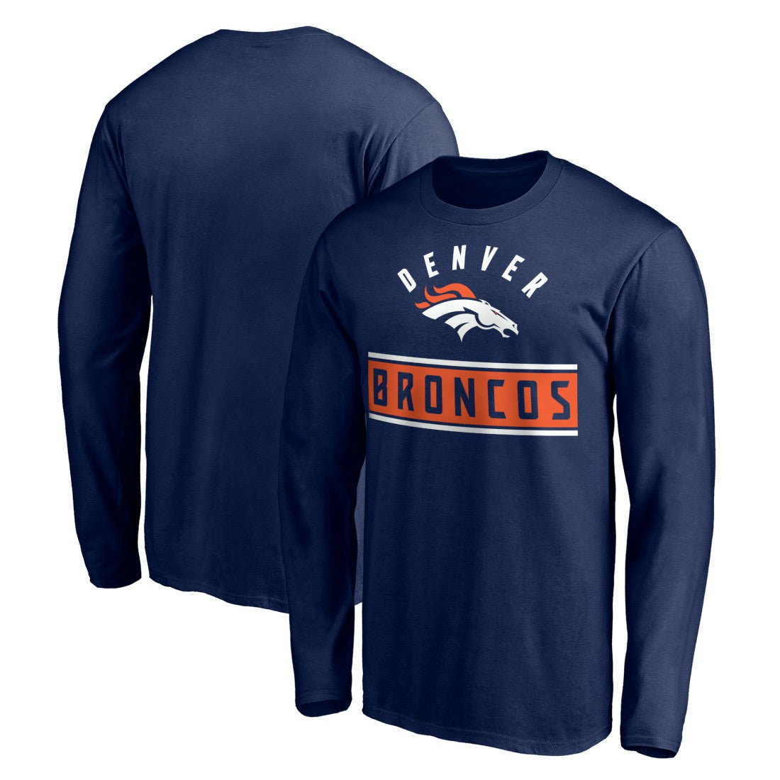Team Arch Knockout Long Sleeve T-Shirt - Denver Broncos T-shirts