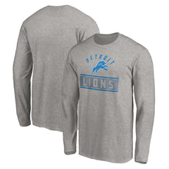 Team Arch Knockout Long Sleeve T-Shirt - Detroit Lions T-shirts