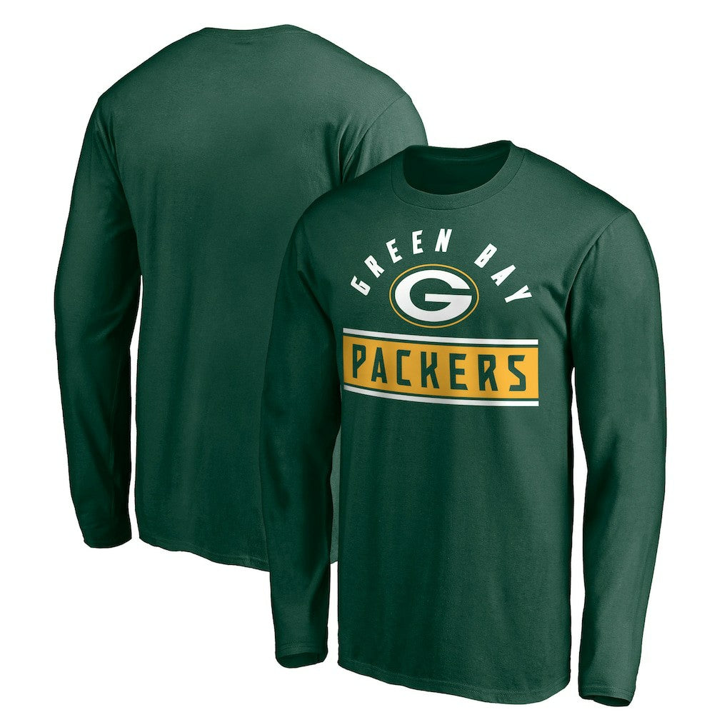 Team Arch Knockout Long Sleeve T-Shirt - Green Bay Packers T-shirts