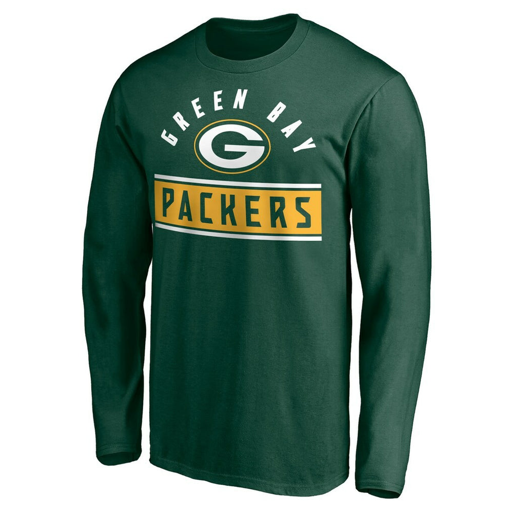 Team Arch Knockout Long Sleeve T-Shirt - Green Bay Packers T-shirts