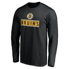 NHL Boston Bruins Team Arch Knockout Long Sleeve T-Shirt