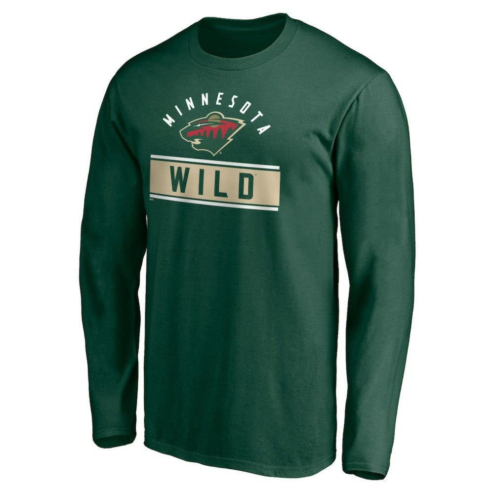 NHL Minnesota Wild Team Arch Knockout Long Sleeve T-Shirt