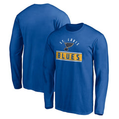 NHL St. Louis Blues Team Arch Knockout Long Sleeve T-Shirt